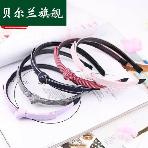 Зубчатый ободок, нескользящие универсальные шпильки для волос, человеческая голова для взрослых, простой и элегантный дизайн, Южная Корея, в корейском стиле