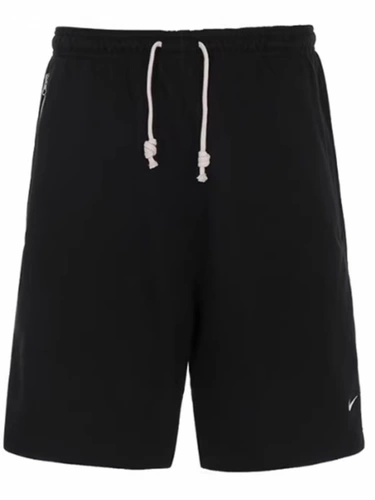 Nike, хлопковые трикотажные баскетбольные спортивные штаны с молнией, шорты, с вышивкой, для бега