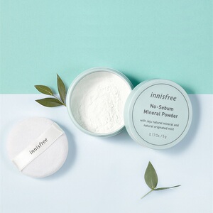 【买1送1】innisfree悦诗风吟控油矿物质薄荷定妆散粉蜜粉5g