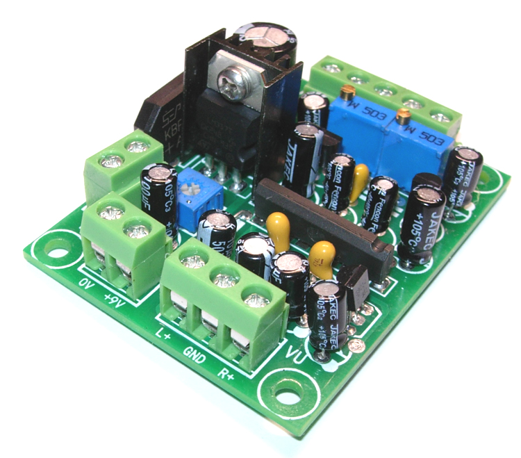 VU Table Level Table Drive Board Dynamic Compression Input Buffer Backlight Brightness Adjustable