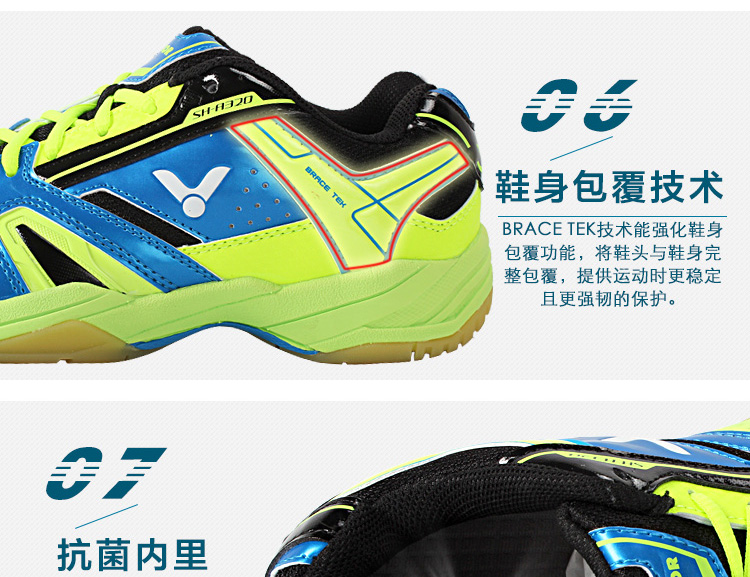 Chaussures de Badminton uniGenre VICTOR - Ref 844145 Image 8