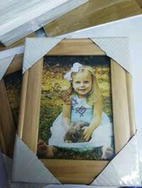 Solid wood photo frame 6 inch photo frame 4R photo frame Solid wood glass photo frame 5 inch 6 inch 7 inch 8 inch 10 inch 12 inch photo frame