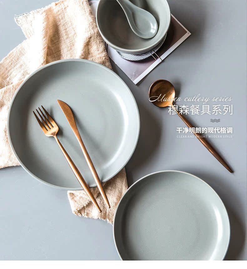 Porcelain soul northern American western food flat large plate of spaghetti shallow dish dumpling soup fruit dishes
