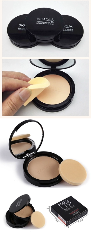 Phấn nền Face Powder Powder Pressed Powder Long Lasting Oil Control Waterproof No Card Powder - Bột nén