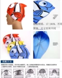 Детская мультяшная плавательная шапочка для мальчиков, водонепроницаемая детская шапочка для плавания, снаряжение, обезьяна