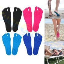  Outdoor sports beach invisible non-slip insoles heat insulation foot pads foot pads foot stickers soles of the feet invisible slippers scratch-resistant sticky shoes