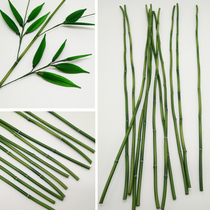 Naughty silk screen flower material silk stocking flower material inserts flower bar emulation bamboo pole rich and expensive bamboo emulated bamboo