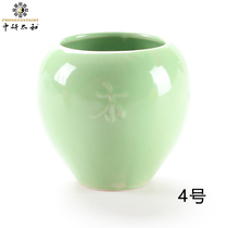 4# Ceramic color fire pot Five elements energy pot wood ceramic cupping device fire pot therapy