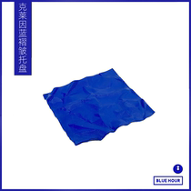 (BLUE selection) modern minimalist European style new Chinese Klein Blue Fold Texture Trays Pendulum Boilerplate