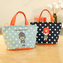 Small soldier canvas small bag student lunch bag lunch box bag to work with rice bag lunch bag handbag mother bag