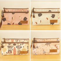 Korean waterproof Oxford cloth portable small cosmetic bag cute cartoon storage bag mobile phone bag pen bag