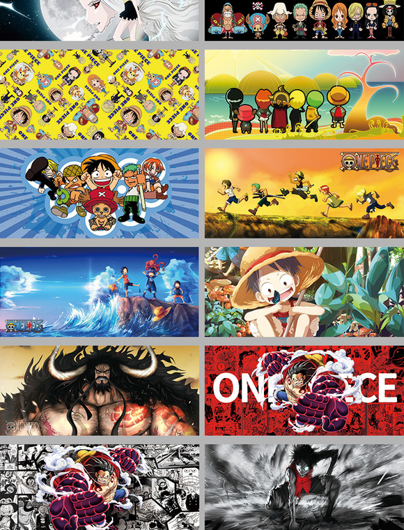 One Piece Anime Large Gaming Mousepad, Desk Mat, (6mm, 900x400mm) Phone Case