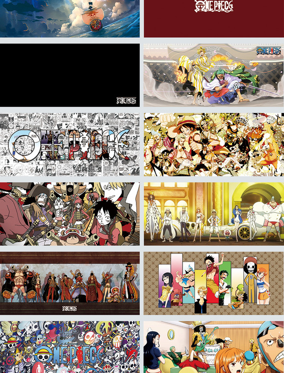 One Piece Anime Large Gaming Mousepad, Desk Mat, (6mm, 900x400mm) Phone Case