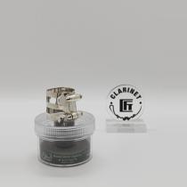 Japanese Ishimori WOOD STONE clarinet clip sterling silver