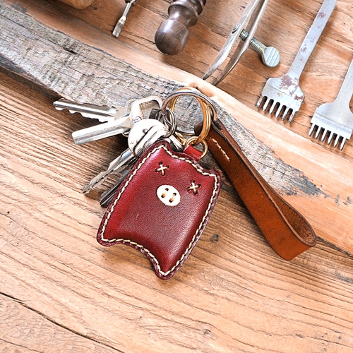 Кожаный мультяшный милый картхолдер, защитный крем для рук, чехол для проездного, из натуральной кожи