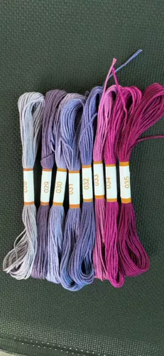 Новая 35-цветовая линия DMC № 1-35 100%египетская хлопчатобумажная стежка