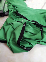 Live video keying background cloth photography green screen Solid color processing custom perforated buttonhole lock edge photography background
