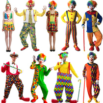 cosplay clown costume clown costume funny adult childrens clown costume male and female performance costume funny clown