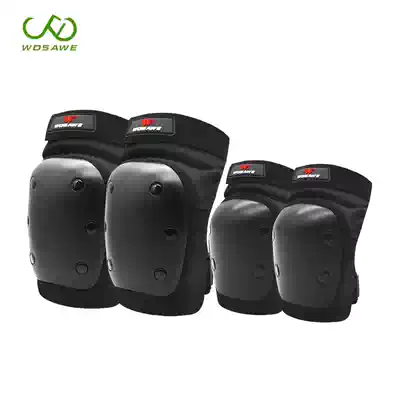 Wasavi adult riding knee pads and elbow pads set Anti-fall mountaineering bicycle motorcycle roller skating ski protective gear Summer