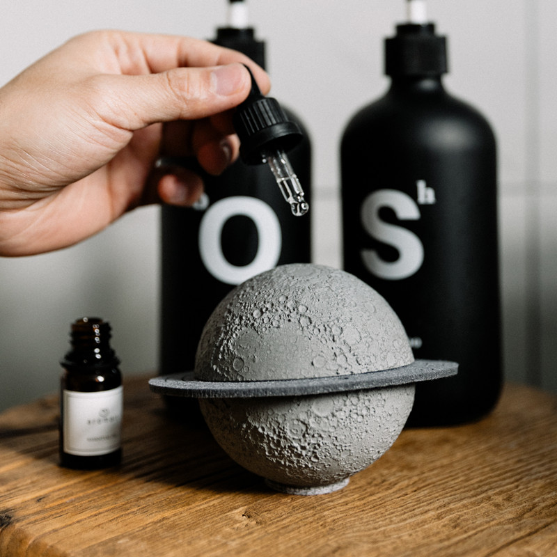 Nordic Ins Cement Moon Model Home Essential Oil Extender Tabletop incense Concrete Pendulum CREATIVE GIFTS