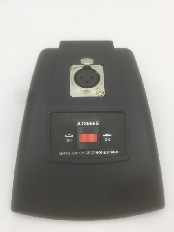 At8668S Desktop Shockproof Base Conference Microphone with Switch At8668 Gooseneck Wired Microphone