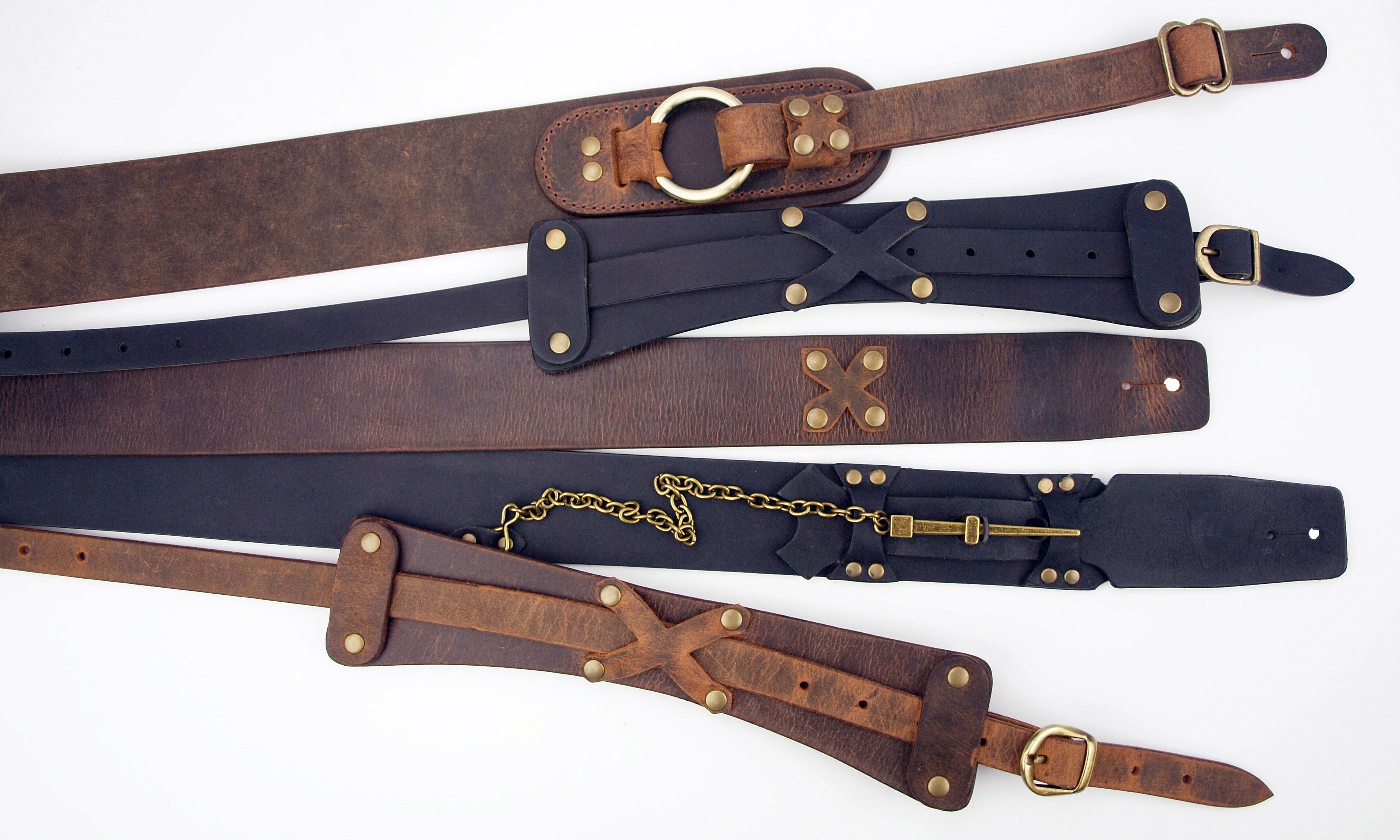 LM Straps hard Han exclusive Implanted Tanning Leather High Hardness Braces-Taobao