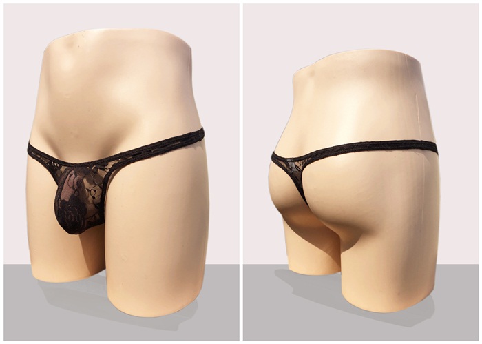 Quần lọt khe nam thấp Quần lửng ren nam trong suốt gợi cảm Quần T Quần hoa Quần lót nam sịp calvin klein