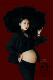 2022 New Pregnant Women Velvet Retro French Skirt Photo Studio for Pregnancy Photos and Belly Photos Slim Dress Skirt