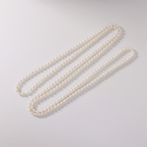 muer muer muer Four Seasons natural freshwater pearl necklace female choker Pearl sweater necklace long