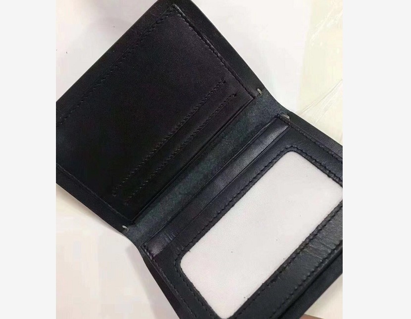 Crown lưu trữ toàn bộ trâu kinh doanh chủ thẻ da gói gói da tinh khiết thẻ kinh doanh túi nhỏ ví nhỏ túi nhỏ - Chủ thẻ ví local brand
