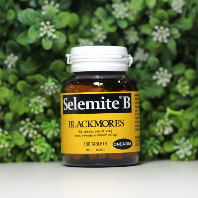 Australian Blackmore Selemite B High Selenium Selenium Selenium Tablets 100 tablets