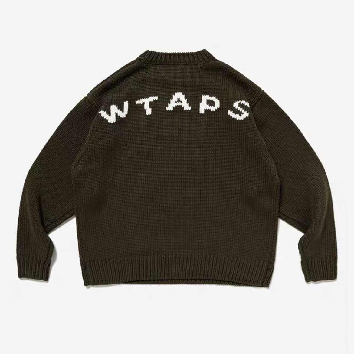 新品 WTAPS 23AW FORTLESS SWEATER BLACK XLサイズ 04 ダブルタップス 
