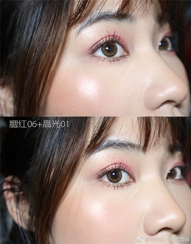 Cindy Nick DIY Monochrom Blush nổi bật Làm sáng màu cam đào Phấn trang điểm tự nhiên - Blush / Cochineal