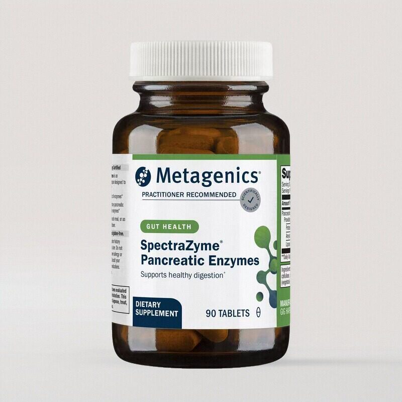 Metagenics麦特金尼斯SpectraZyme Pan 9x胰腺酶消化支持保税顺丰