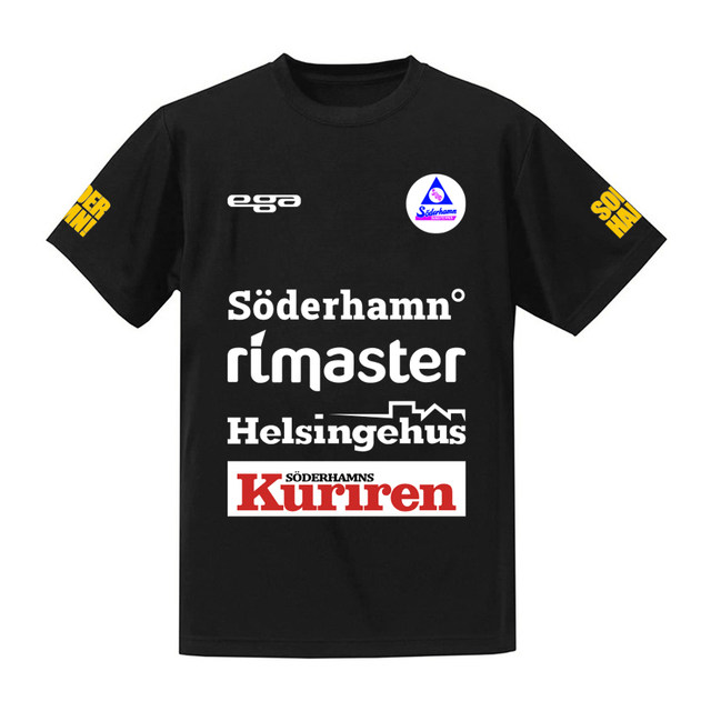 Men's Table Tennis Shirt Swedish Table Tennis Federation Sadeham Jersey Moregaard Bogard, 100% Polyester Fiber