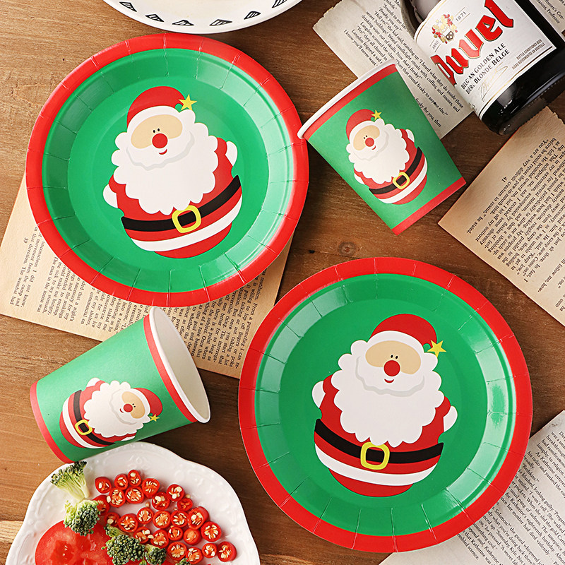 Runlux Thickened Disposable Cutlery Paper Tray Cupcake Cupcake Parchment Paper Tray Cupcake Party Cutlery Sets Group