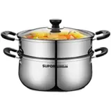 Supor Steamer 304 из нержавеющей стали однопроизводительная суп -паровник.