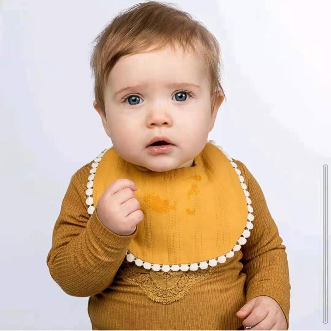 7-fold Danish Thatsmine baby baby organic cotton Double sided saliva towel Pacifier Chain Suit-Taobao