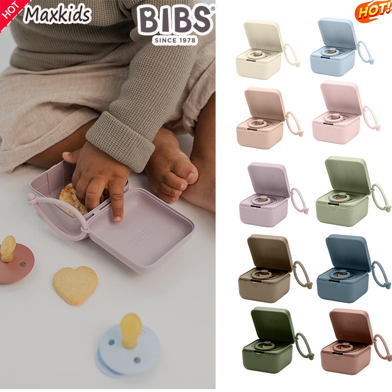 Danish imports Bibs appeasement pacifier box portable out baby baby containing box dust-proof sanitary suitcases-Taobao