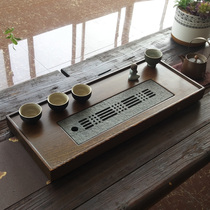 Yunfeng tea set chicken wing wood small tea tray Miniature mini wooden one or two people with a whole piece of dry brewing table household tea tray