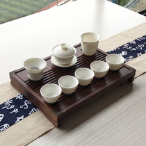 Small tea tray One or two people with miniature storage and drainage tea table Simple drawer type tea sea small tea table mini tea tray