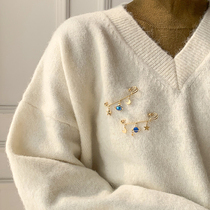 Fruit planet creative brooch cute Japanese ins tide personality pin fixed clothes Japanese accessories female Joker