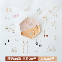 Mousse small d no ear clip Ear Clip Personality Long ear Ears Pendant Retro earrings Asymmetrical Temperament Earrings Woman Q2