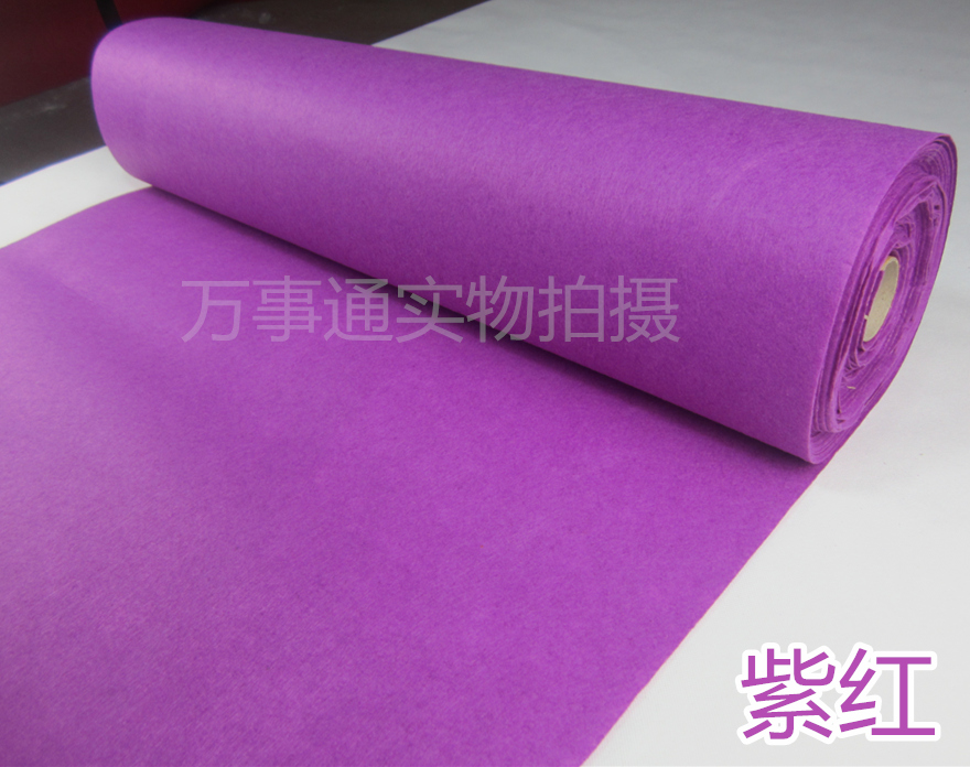 Chất lượng cao màu len thảm đám cưới đạo cụ sân khấu đám cưới trạm T thảm ủng hộ vận chuyển một lần - Thảm thảm nhung trải sàn