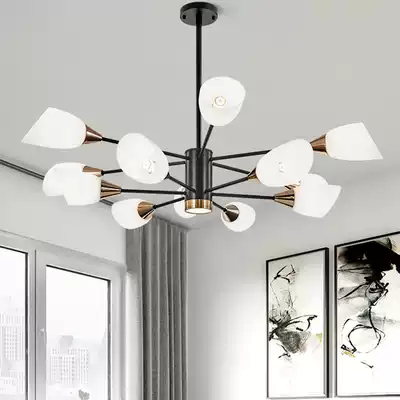 Living room lighting 2021 new living room living room lights modern minimalist design sense chandelier modeling lights Nordic style lights high-end