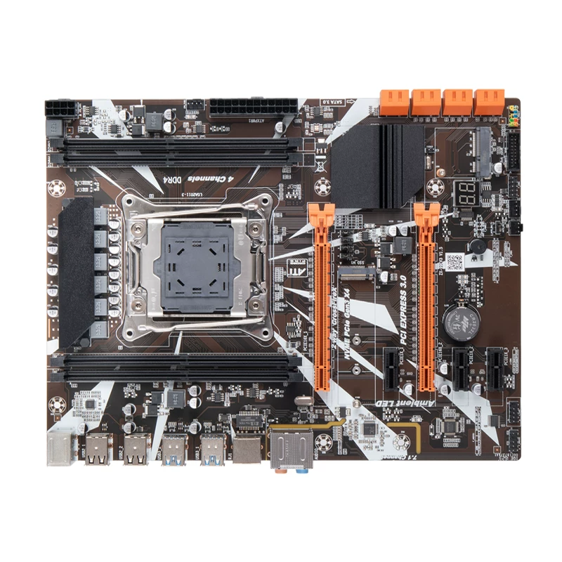 Новая материнская плата X99 DDR3 DDR4 поддерживает процессоры E5-2660 2668 2678 и другие 2011v3, V4 CPU