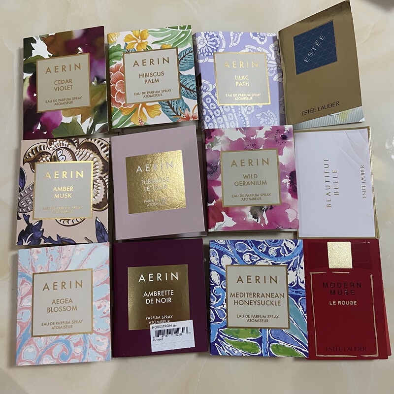 Yarui Aerin Erin Mediterranean Seawater Man Geranium Lilac Rose Old Edition Test Tube