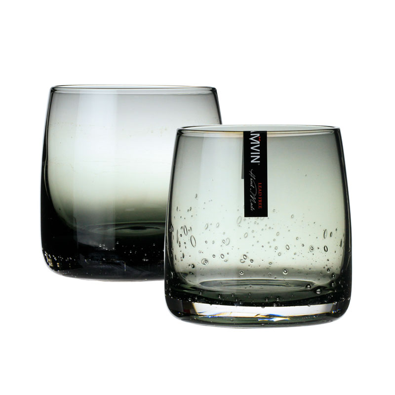 Chamvin whisky glass basalt glass gray glass foreign wine to 50 degrees gray Nordic ins wind