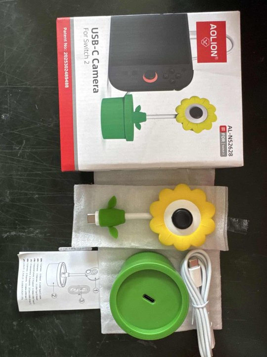 Suitable for Switch2 Game Console 720P High-Definition Camera Ns2 Console Dedicated Camera