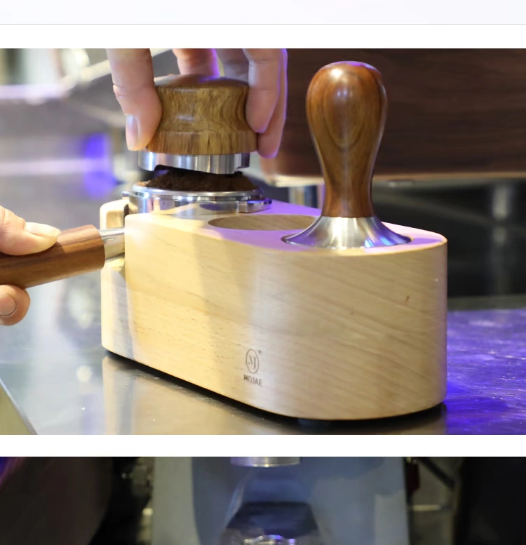 Cà phê bột ép ghế gỗ điền ghế cà phê máy hỗ trợ thiết bị báo chí bột pad xử lý hỗ trợ khung vải bột báo chí bột - Cà phê